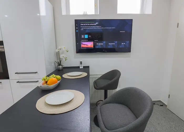 Naehe Duesseldorf Airport Messe Apartmán Duisburg